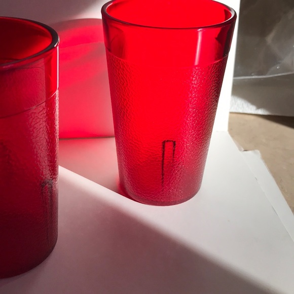 Vintage Acrylic Cambro 4 ounce acrylic juice cups - Picture 2 of 12